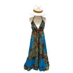 NWT-Gorgeous Halter Maxi Dress-One Size